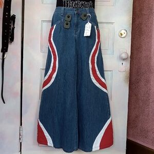 JNCO rare hypnotics! Classic 90s skater/ raver wear! super wide leg deep pockets